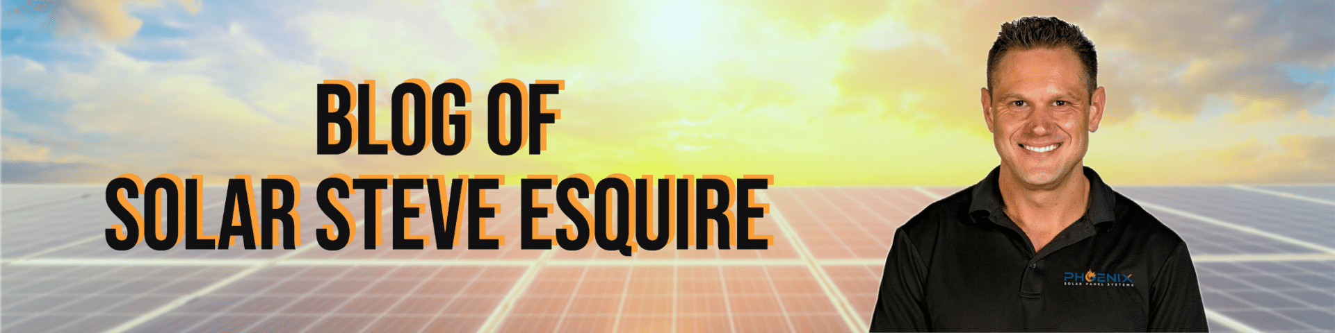 Blog of Solar Steve Esquire