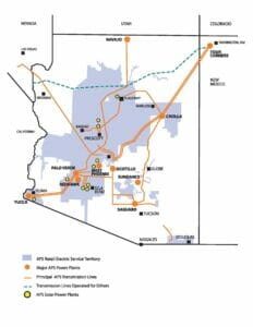 APS Power Plant Map