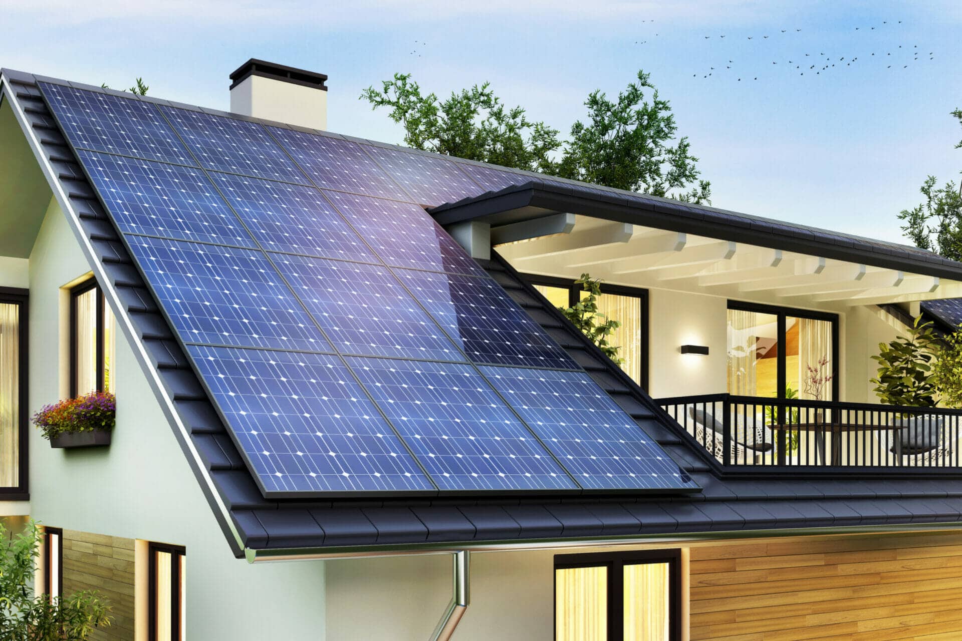 Solar Panels on Home