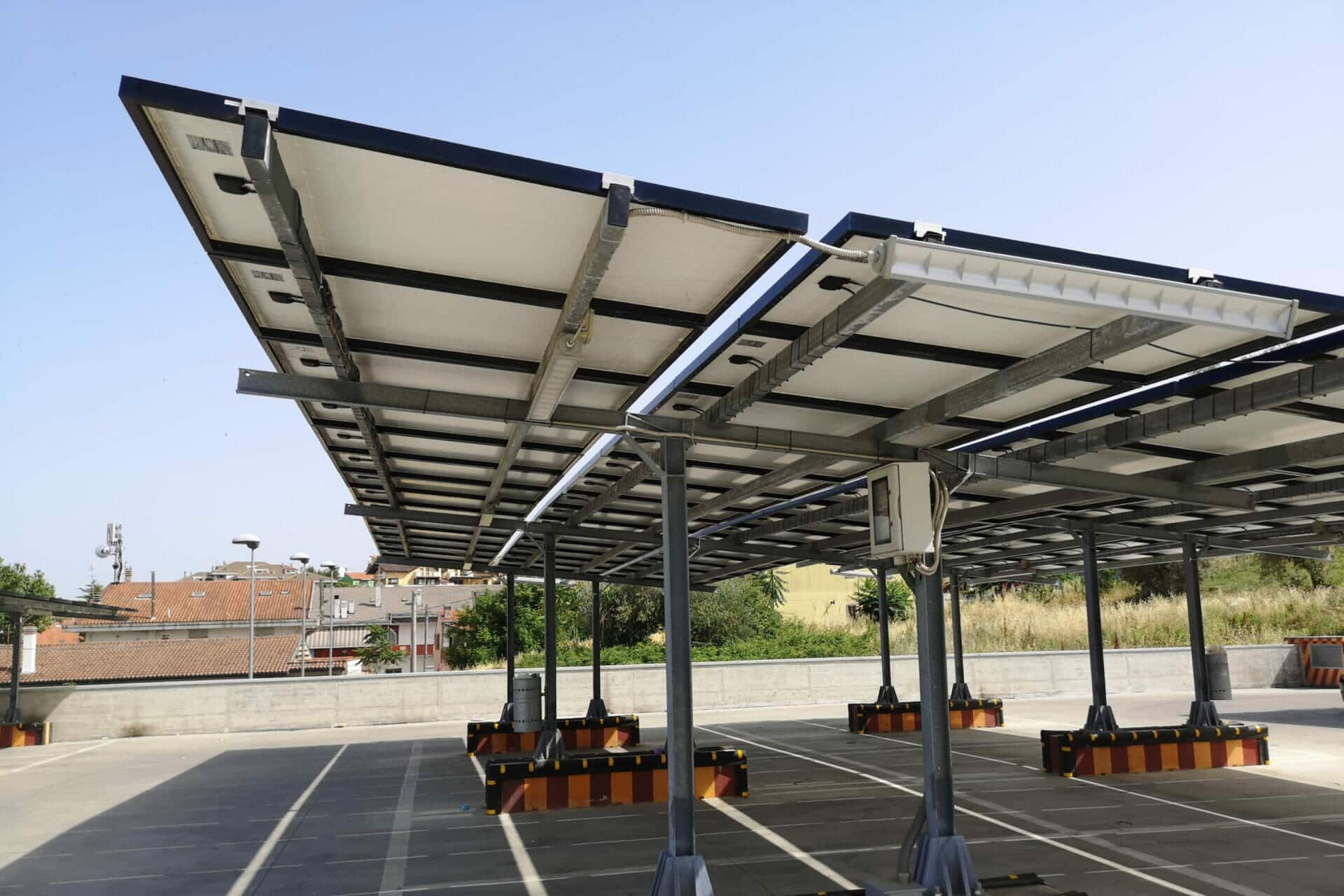 Covered Parking Lot with Solar