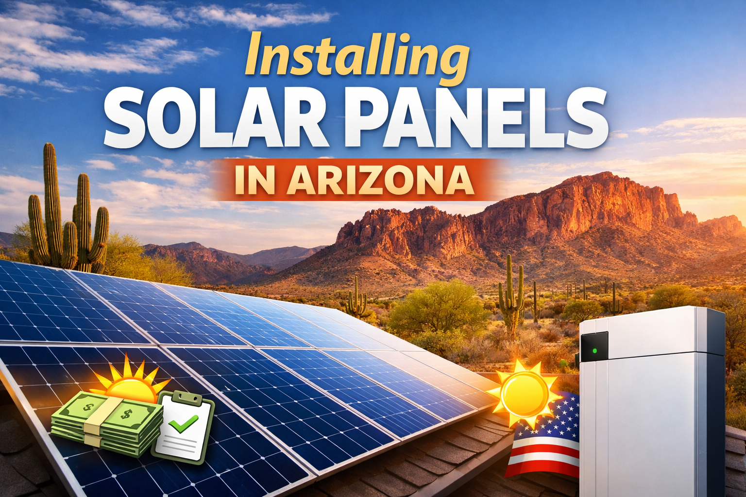 Installing Solar Panels in Arizona Installing Solar Panels in Arizona